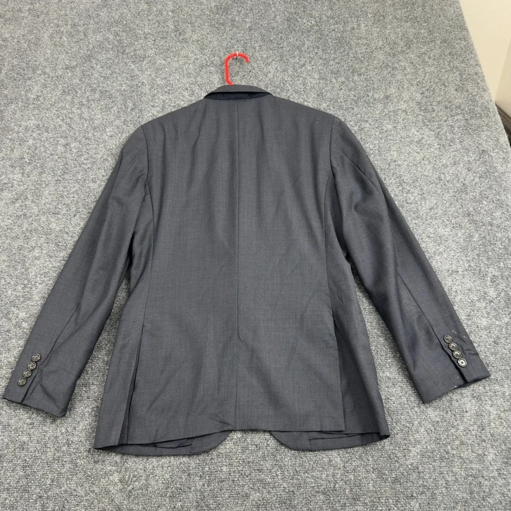J Crew Blazer Men 36S Grey Wool Ludlow Tollegno 1900 Italian Fabric Professional